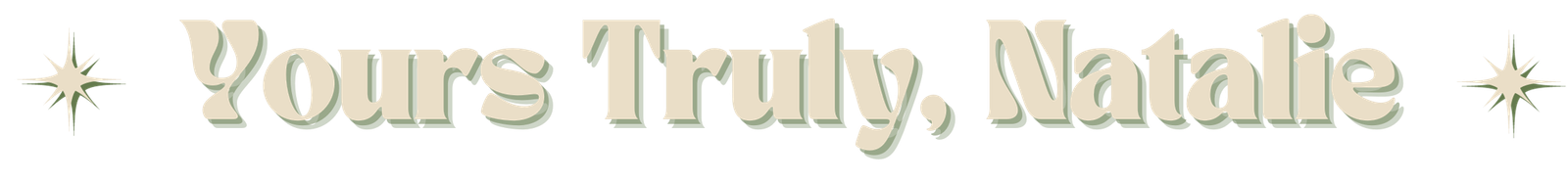 Yours Truly, Natalie Logo